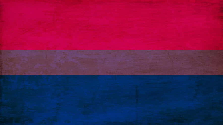 Bi Pride Flag Desktop Theme Wallpaper