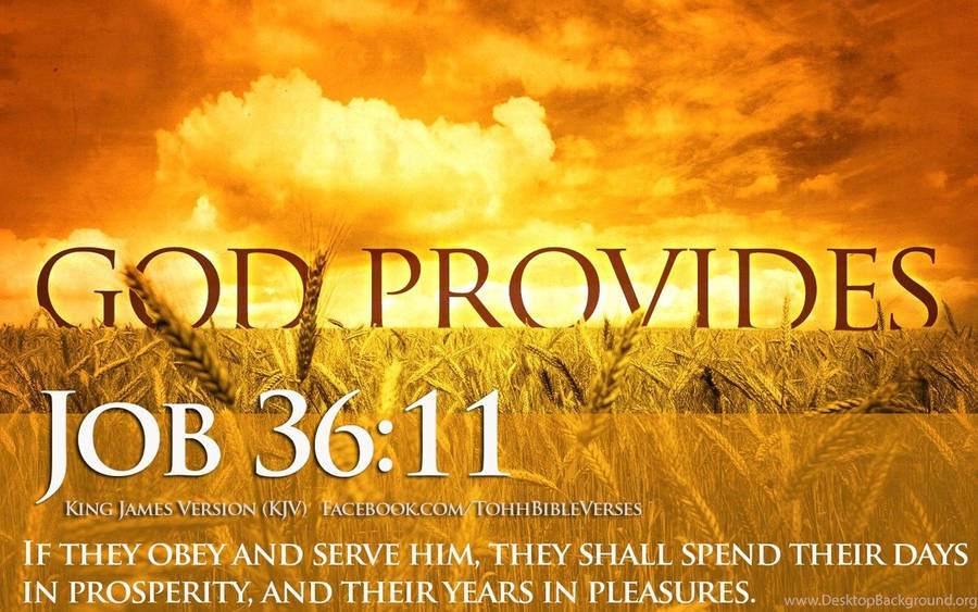 Bible Verse God Provides Wallpaper