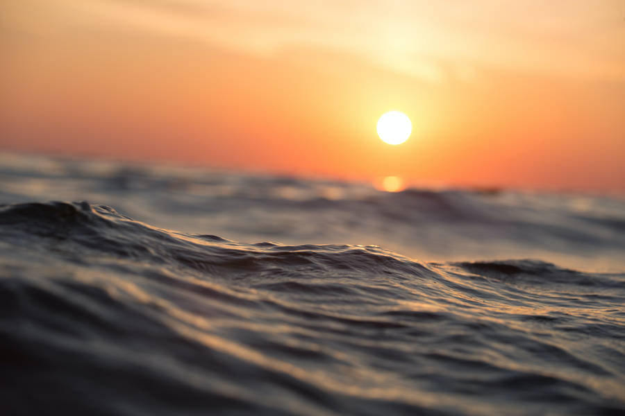 Big 3d Desktop Ocean Golden Hour Wallpaper