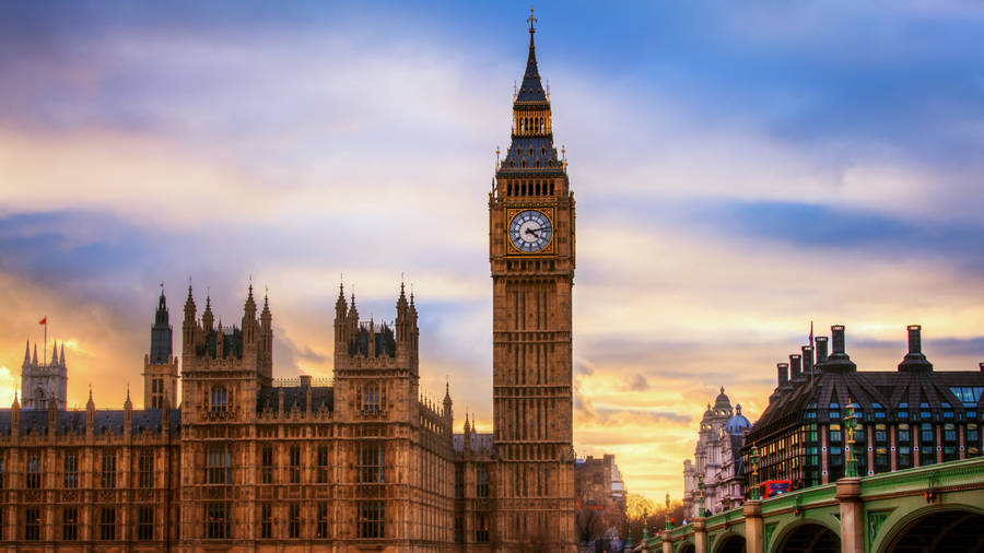 Big Ben Afternoon Skies Wallpaper