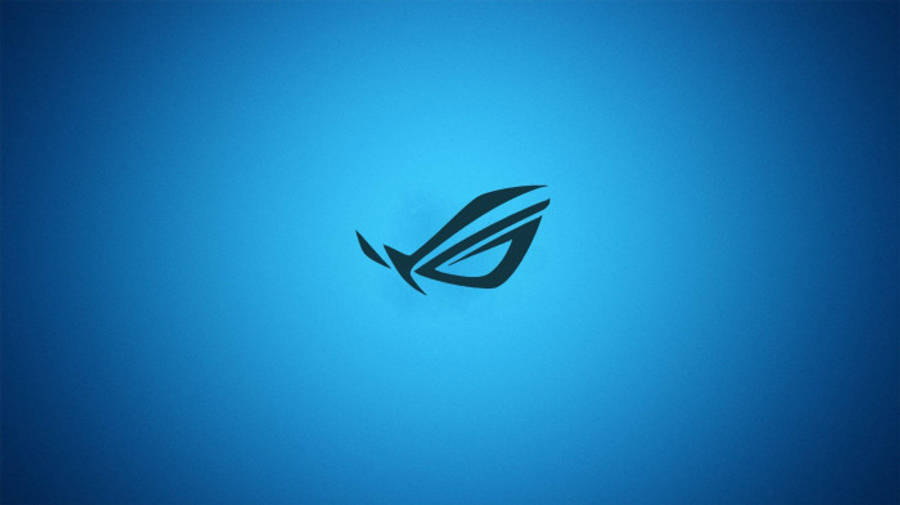 Big Blue Asus Rog Logo Wallpaper