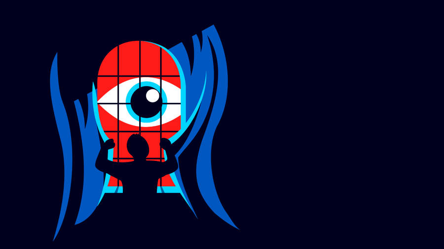 Big Eye Poster Design Wallpaper