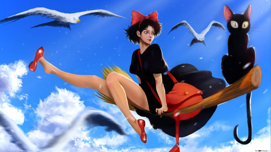 Big Girl Kiki From Kikis Delivery Service Wallpaper