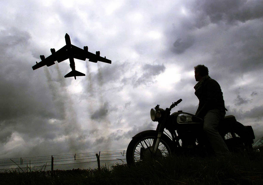 Bike Ride On Airport Wallpaper