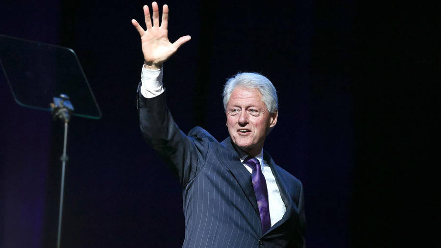 Bill Clinton Waving Wallpaper