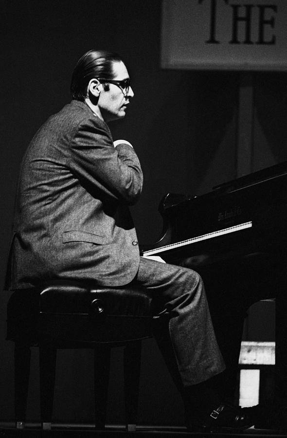 Bill Evans Trio Performing Live On Stage Wallpaper