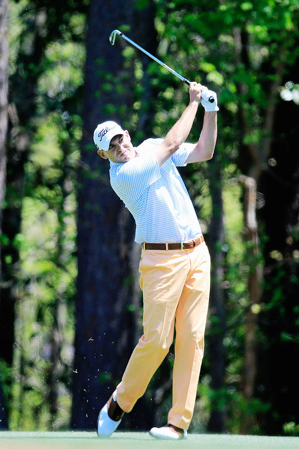 Bill Haas Striking A Ball Wallpaper