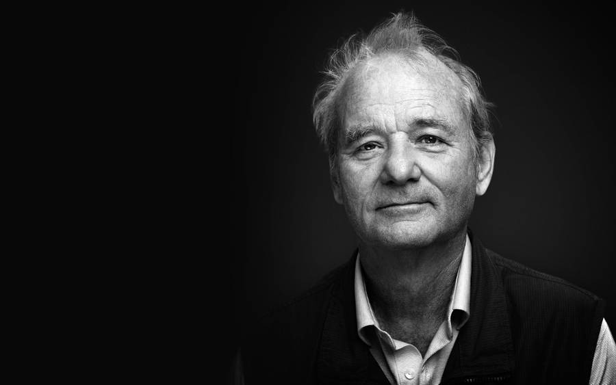 Bill Murray Rolling Stone Magazine Portrait Wallpaper