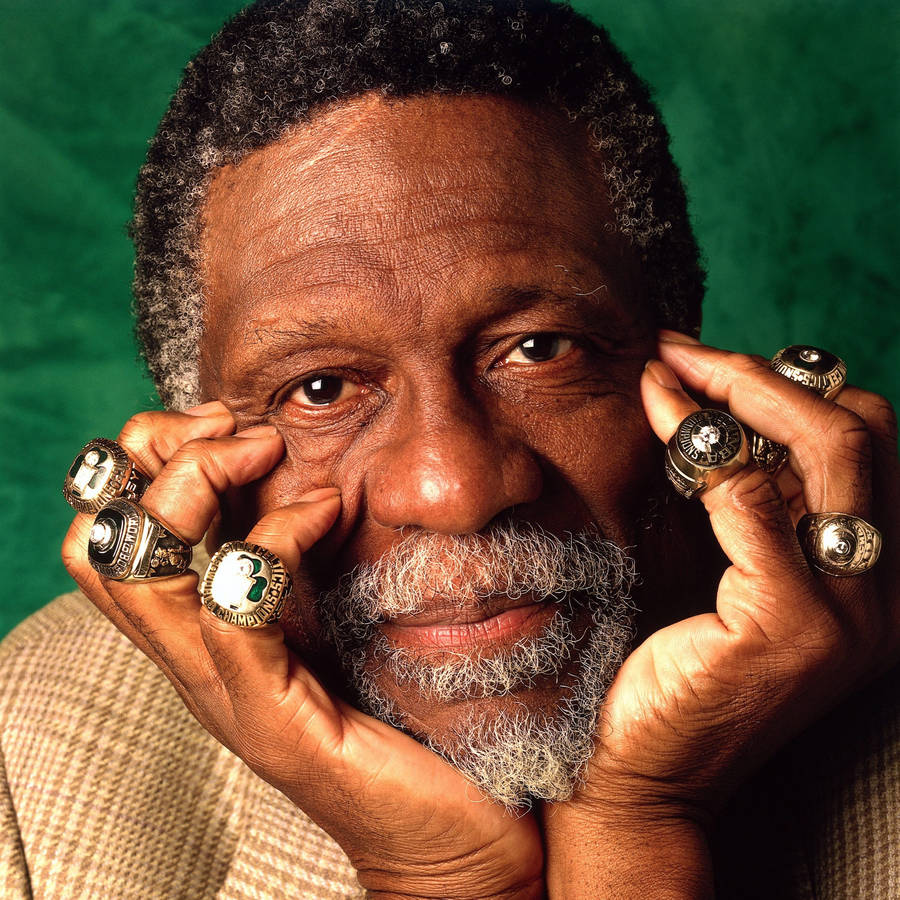 Bill Russell Nba Championship Rings Wallpaper