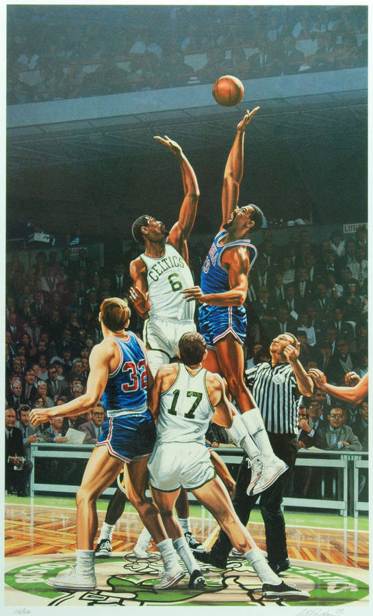 Bill Russell Painting Wallpaper