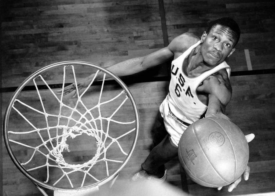 Bill Russell Usf Basketball Player Wallpaper