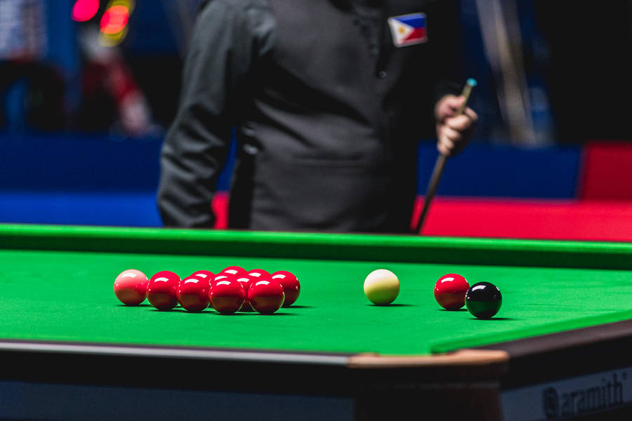 Billiards Red And Black Balls Philippine Flag Wallpaper