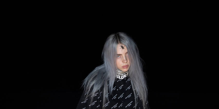 Billie Eilish In Balenciaga Shirt Wallpaper