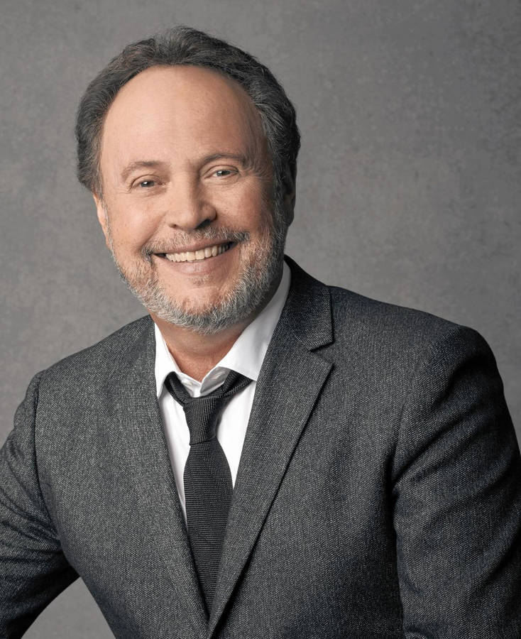 Billy Crystal Grey Suit Portrait Wallpaper