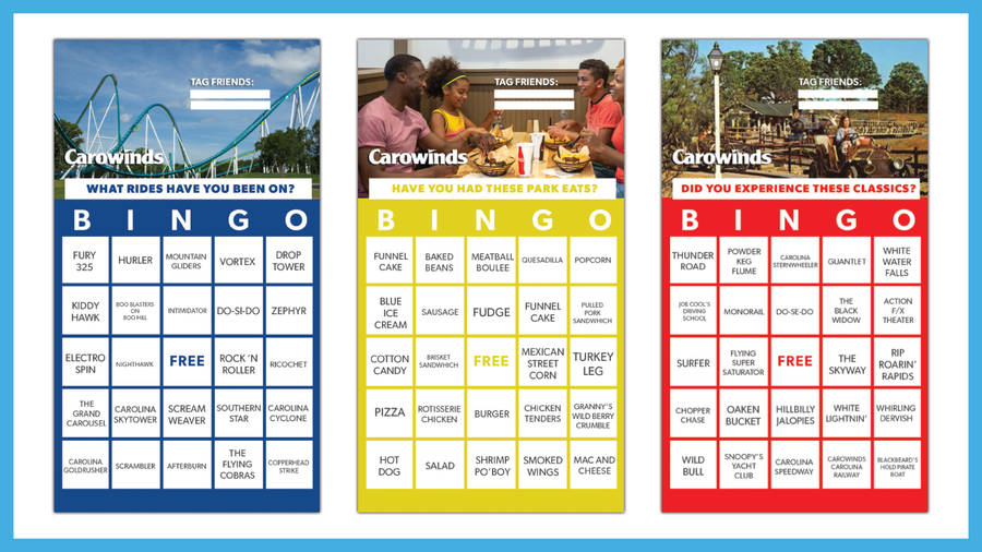 Bingo Night At Carowinds Theme Park Wallpaper