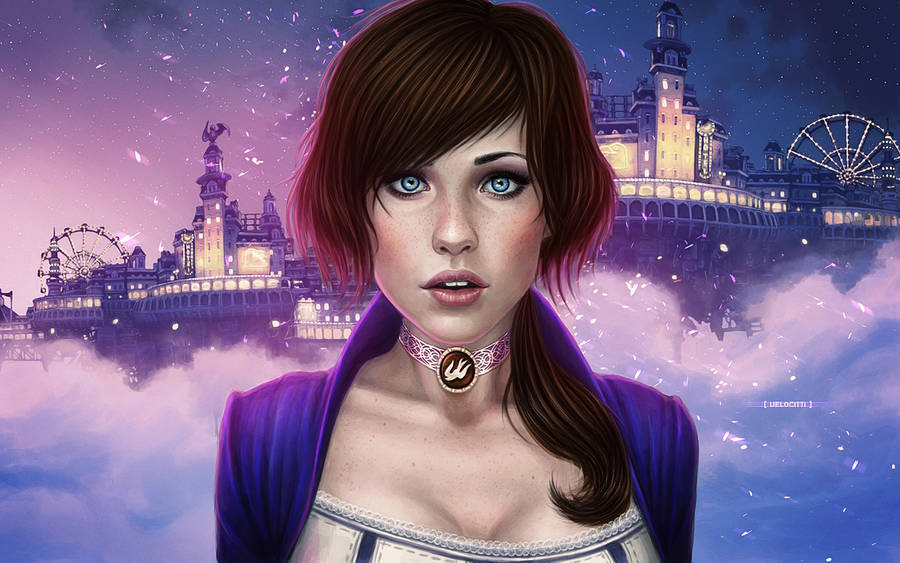 Bioshock Infinite Choker Pendant Wallpaper