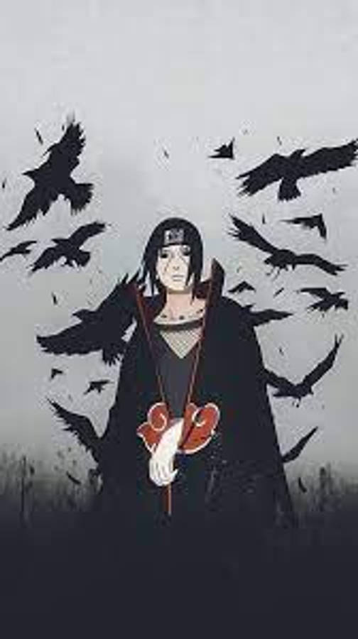 Birds Naruto Itachi Uchiha 4k Wallpaper