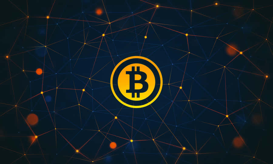 Bitcoin Network Connectivity Wallpaper