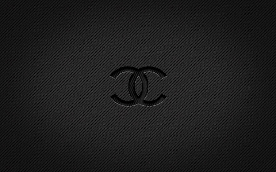 Black Aesthetic Chanel Logo Wallpaper