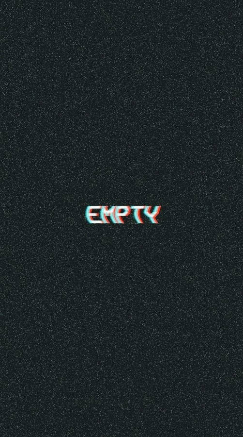 Black Aesthetic Empty Phone Wallpaper