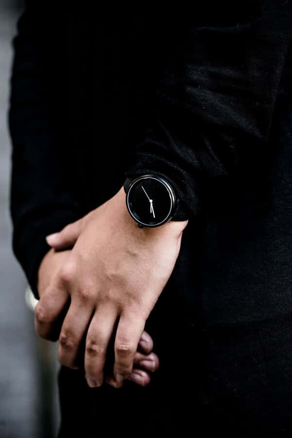 Black Aesthetic Men's Fashion Watch Wallpaper