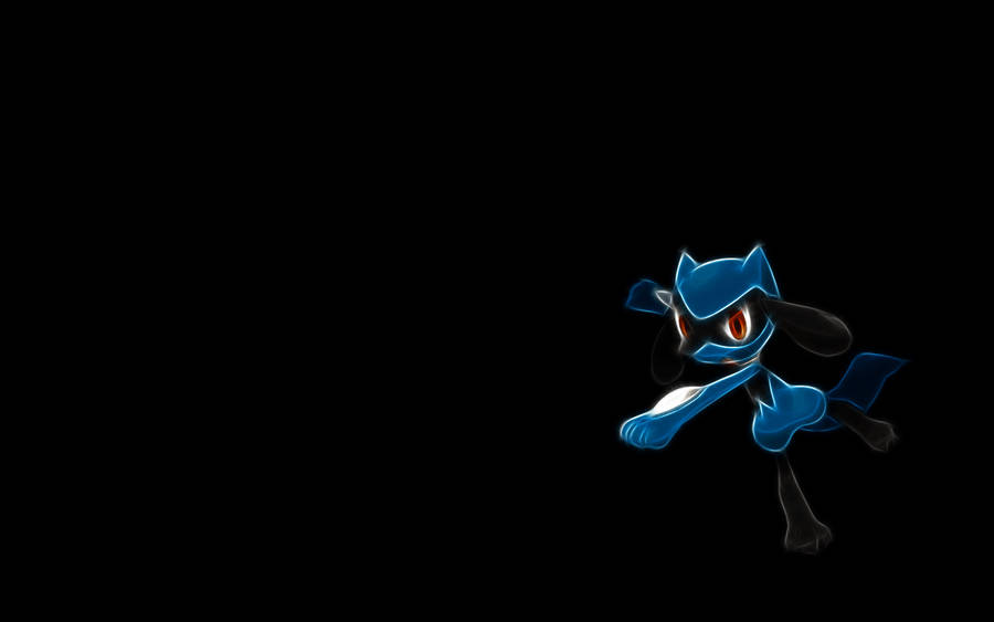 Black And Blue Riolu Wallpaper