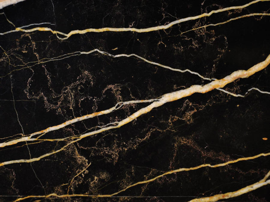 Black And Gold Marble Depths Wallpaper