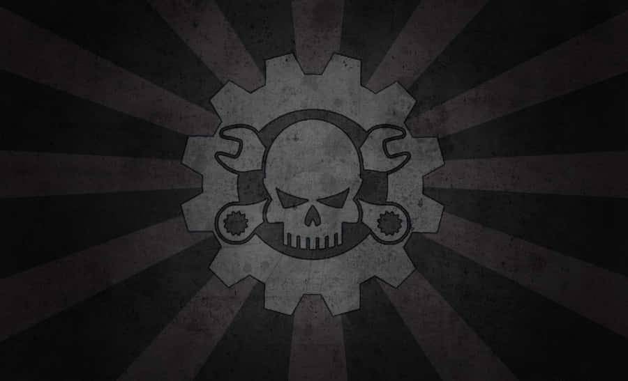 Black And Gray Jolly Roger Wallpaper
