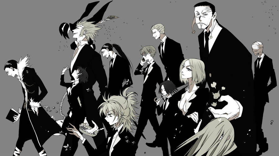 Black And Gray Phantom Troupe Wallpaper