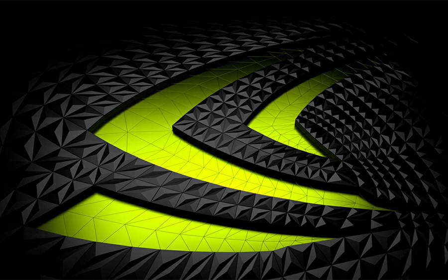 Black And Green Nvidia Logo Wallpaper