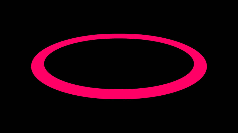 Black And Pink Aesthetic Ellipse Shape Wallpaper