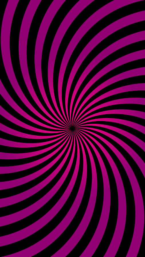 Black And Pink Aesthetic Swirly Rays Wallpaper