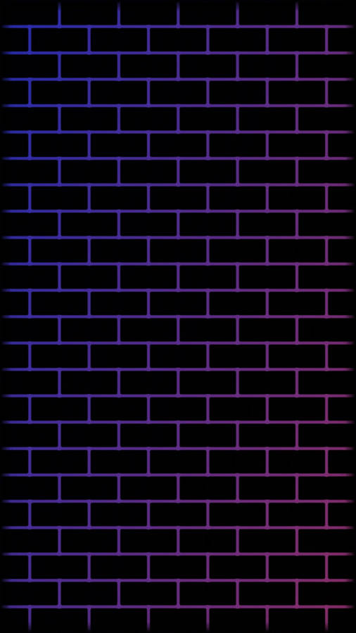 Black And Purple Aesthetic Brick Wall Wallpaper