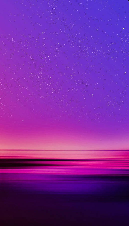 Black And Purple Aesthetic Horizon Wallpaper