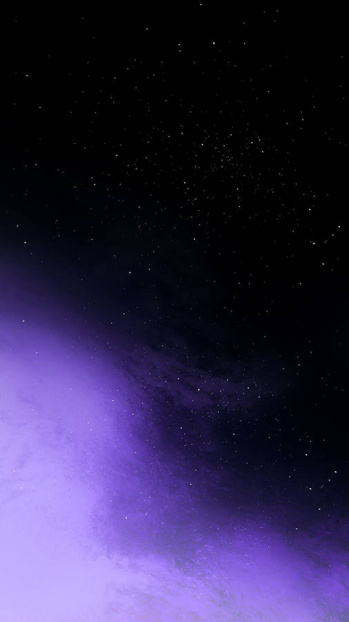 Black And Purple Aesthetic Mist Wallpaper