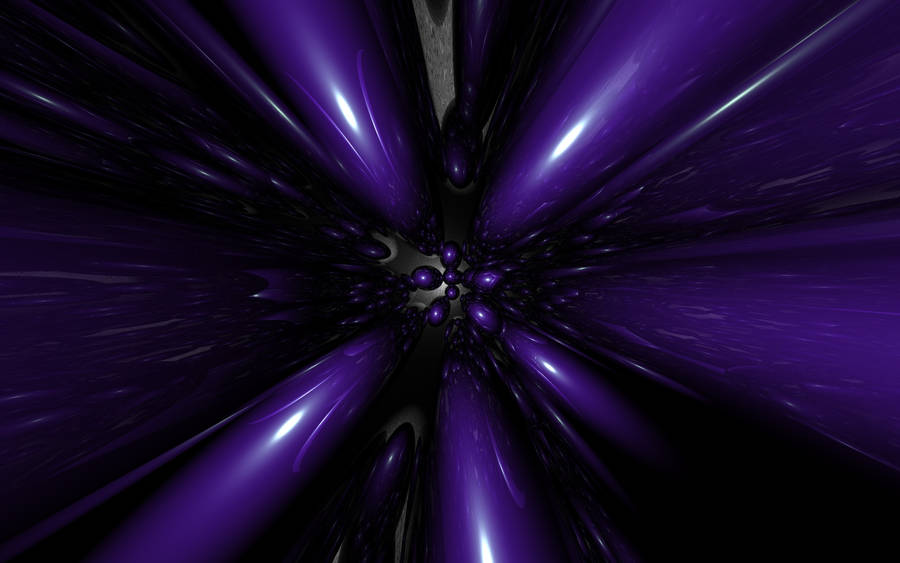 Black And Purple Warped Wallpaper