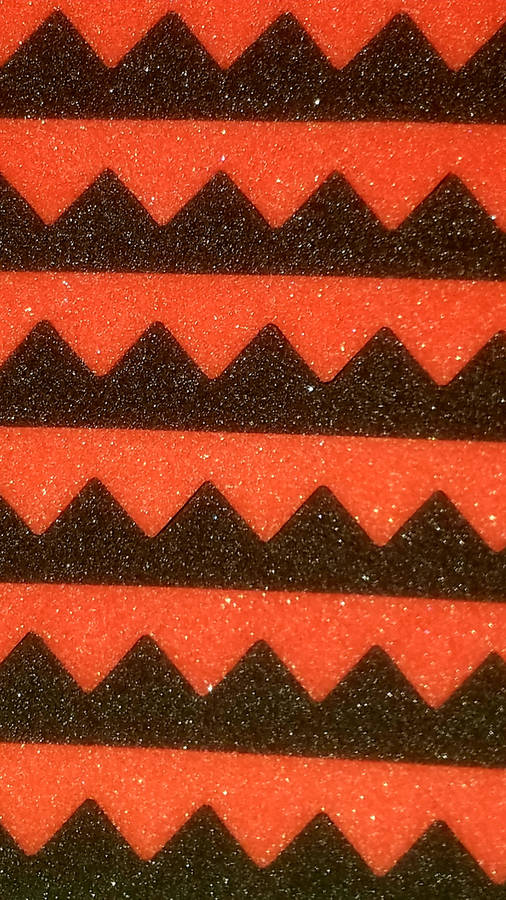 Black And Red Aesthetic Pattern Wallpaper