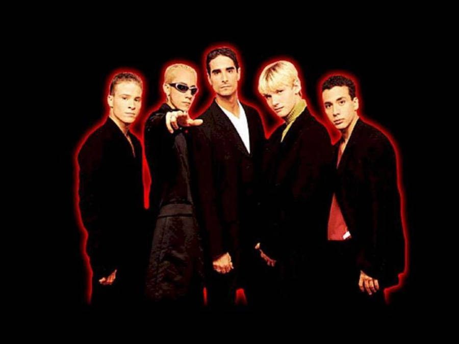 Black And Red Backstreet Boys Wallpaper