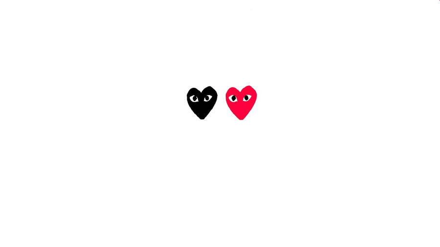 Black And Red Cdg Logo Wallpaper WallpapersOK