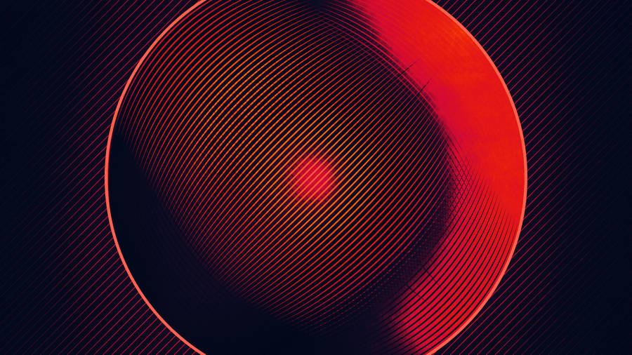 Black And Red Circle Wallpaper