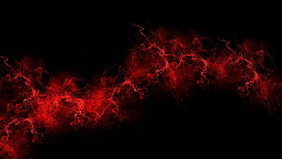 Black And Red Lightning Wallpaper