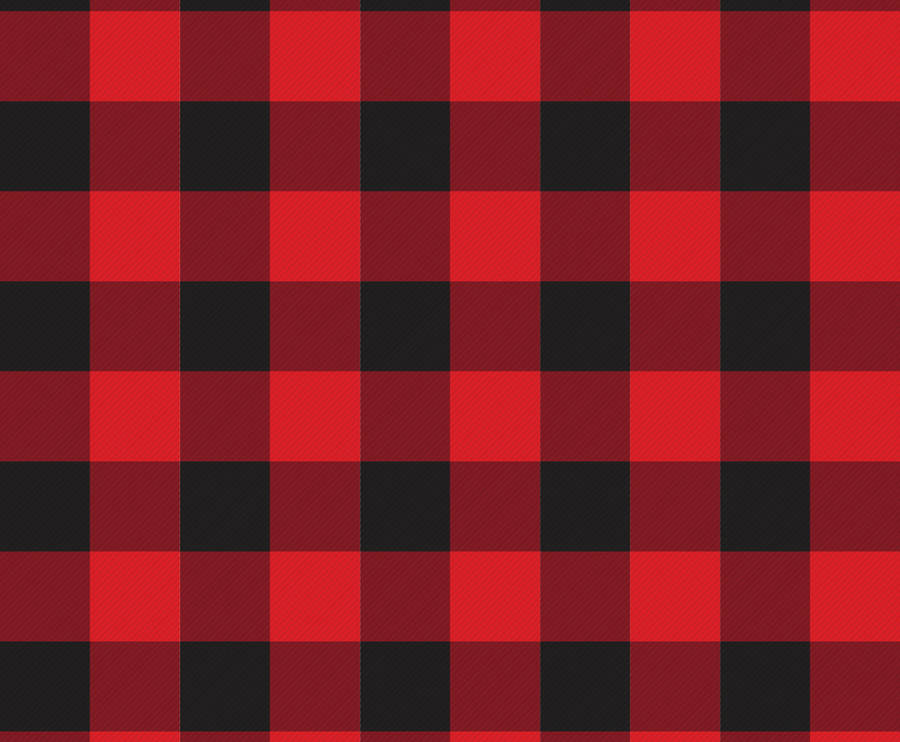 Black And Red Plaid Checkered Pattern Wallpaper