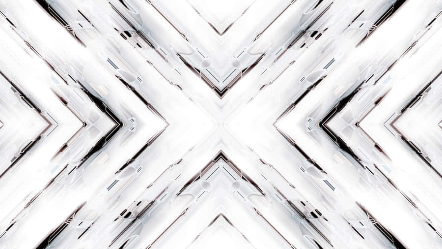 Black And White Abstract X Pattern Wallpaper