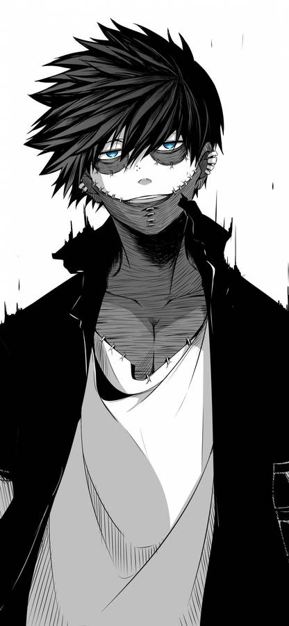 Black And White Dabi Wallpaper