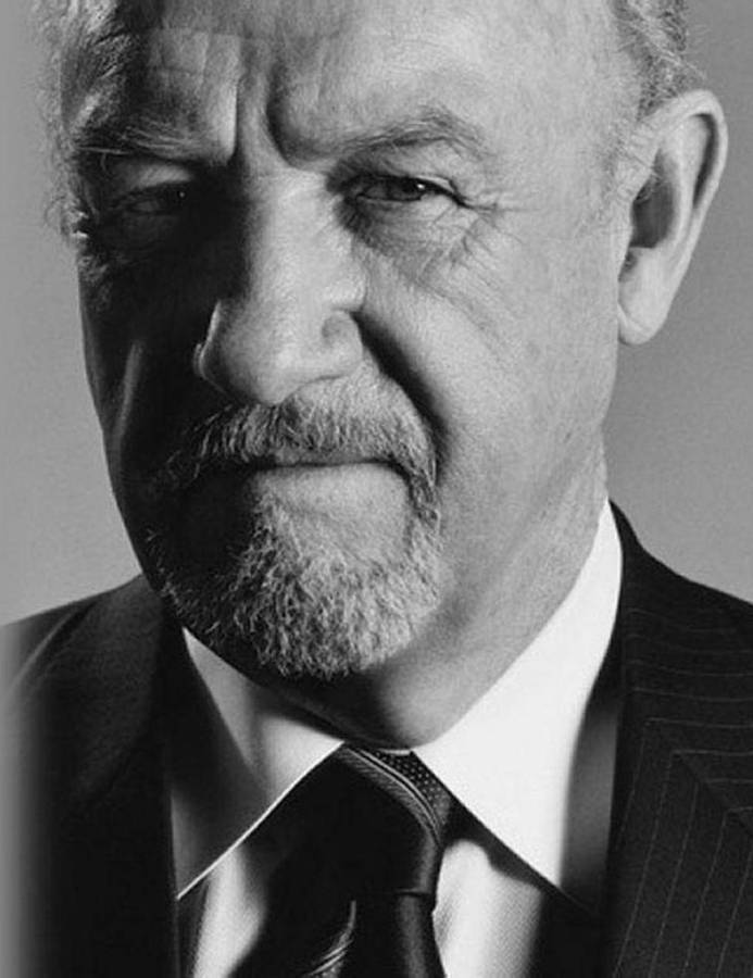 Black And White Gene Hackman Wallpaper