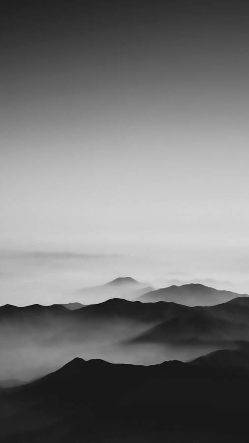 Black And White Iphone Horizon Wallpaper