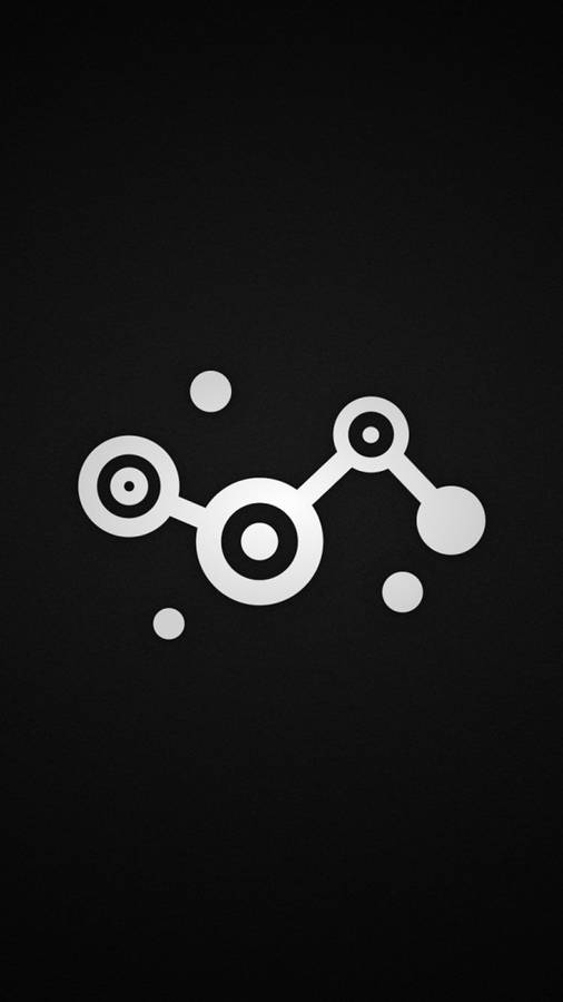 Black And White Iphone Steam Logo Wallpaper