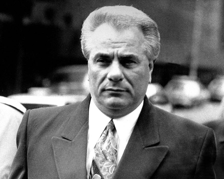 Black And White John Gotti Wallpaper