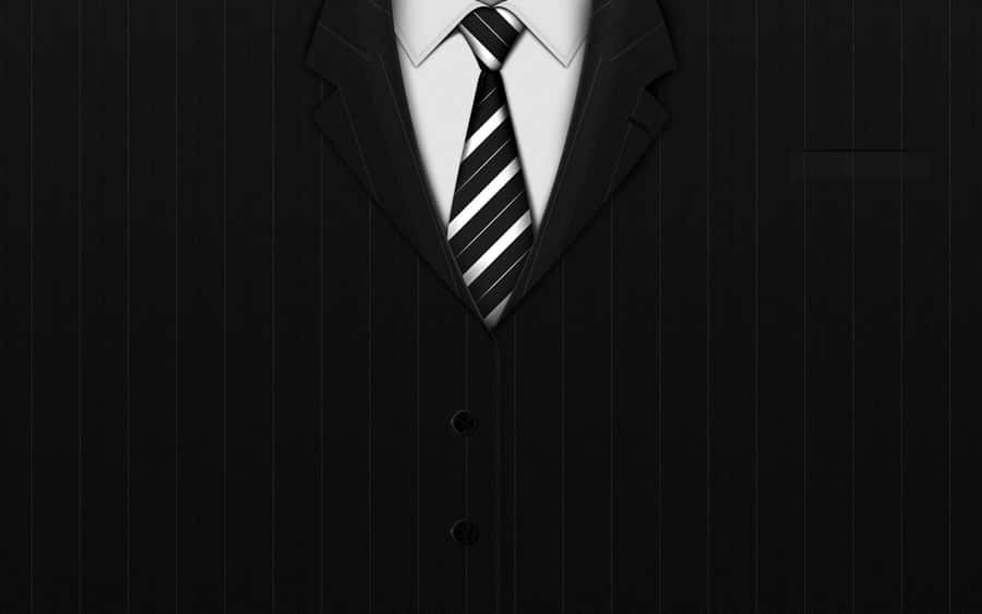 Black And White Men Suit Aesthetic Wallpaper