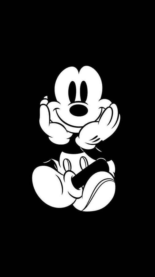 Black And White Mickey Mouse Wallpaper